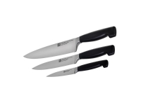 Zwilling Zwilling Four star knivsett 3 deler Svart-rustfritt stål
