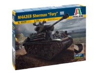 Carson M4A3E8 SHERMAN FURY 1:35 Monteringssæt Stridsvagn M4 Sherman Plastik Andra världskriget