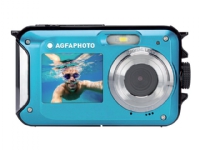 AgfaPhoto Realishot WP8000 – Digitalkamera – kompakt – 8.0 MP / 24.0 MP (interpolerat) – 2,7K – undervatten upp till 3 m – blå