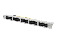 DIGITUS CAT 3 ISDN - Koblingspanel - rackmonterbar - CAT 3 - RJ-45 X 50 - grå, RAL 7035 - 1U - 19 PC tilbehør - Nettverk - Patch panel
