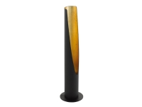 Eglo Barbotto - Skrivebordslampe - LED-pære for søkelys - GU10 - 5 W (ekvivalent 65 W) - klasse A+ - varmt hvitt lys - 3000 K - svart, gull