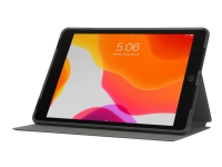 Targus Click-In EcoSmart – Flip cover för surfplatta – polykarbonat termoplastisk polyuretan (TPU) – svart – 10,2 – 10,5 – för Apple 10,2-tums iPad  10,5-tums iPad Air (tredje generationen)  10,5-tums iPad Pro
