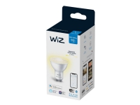 WiZ - LED-pære for søkelys - form: PAR16 - GU10 - 4.9 W (ekvivalent 50 W) - klasse F - varmt hvitt lys - 2700 K Smart hjem - Smart belysning - Smart pære - GU10