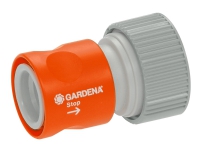 Gardena Profi Maxi-Flow – Anslutningar – med vattenstopp – lämplig för 19 mm (3/4) hose