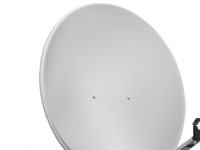 Produktfoto för Goobay 67334, 10,7 - 12,75 GHz, 38,8 dBi, Förskjuten, Grå, Gjuten aluminium, 800 mm