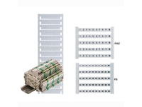 Weidmüller DEK 5 GW ERDE I.KR. Markörer för kopplingsplintar 500 styck Vit -40 – 100 ° C 5 mm 5 mm