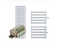 Weidmüller DEK 5 GW X Markörer för kopplingsplintar 500 styck Vit 5 mm 5 mm 5 mm