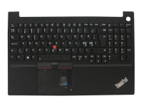 Lenovo – Ersättningstangentbord för bärbar dator – med Trackpoint – bakgrundsbelyst – QWERTY – Nordisk – svart – FRU – för ThinkPad E15 20RD 20RE