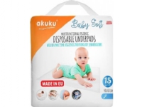 Bilde av Akuku Akuku Disposable Foundation Baby Soft 40x60cm 15 Pcs.