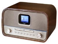 Soundmaster DAB970BR1, Hjemmelydanlegg (mini), Gull, Tre, 30 W, DAB+,FM, MP3, CD,CD-R,CD-RW TV, Lyd & Bilde - Stereo - Mikro og Mini stereo