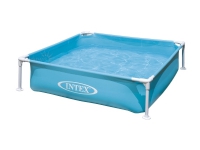 BASSENG INTEX MINI RAMME BASSENG BLÅ 122X122X30 CM 342L