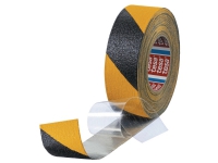 Skridsikker tape Tesa 60955 50 mm x 18 m gul/sort