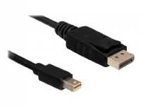 Delock – DisplayPort-kabel – DisplayPort (hane) till Mini DisplayPort (hane) – 5 m – svart