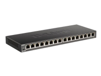 Produktfoto för D-Link DGS-1016S 16-Port 10/100/1000Mbps Unmanaged Gigabit Ethernet