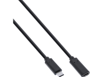InLine 35772, 2 m, USB C, USB C, USB 3.2 Gen 2 (3.1 Gen 2), Sort PC tilbehør - Kabler og adaptere - Datakabler