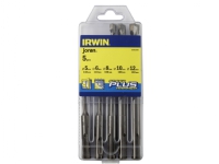 IRWIN 10502089, Rotasjons hammer, Drill bit set, SDS-plus shank, 5 stykker Rørlegger artikler - Verktøy til rørlegger - Diverse rørlegger verktøy