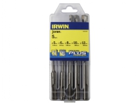 IRWIN 10502089, Rotasjons hammer, Drill bit set, SDS-plus shank, 5 stykker