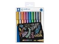 Staedtler® Marker Metallic Pen med 10 stk. ass. farver