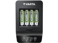 Varta LCD SMART CHARGER+ – 1,5 h batteriladdare – (för 4xAA/AAA) + växelströmsadapter 4 x AA-typ – NiMH – 2100 mAh (USB)