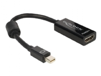 Delock - Video adapter - Mini DisplayPort hann til HDMI hunn - 18 cm PC tilbehør - Kabler og adaptere - Adaptere