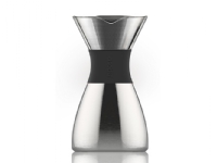 Asobu PourOver, Kaffemaskin for kaldbrygging, Sort, Sølv, Kopper, Rustfritt stål, 1 stykker Kjøkkenapparater - Kaffe - Stempelkanner