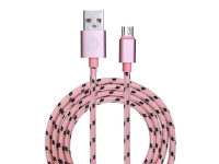 Garbot USB-A till Micro-B-kabel 1m Rosa