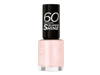 Rimmel 60 Seconds Super Shine Nail Polish, 203 Lose Your Lingerie, Butyl Acetate, Ethyl Acetate, Nitrocellulose, Acetyl Tributyl Citrate, Isopropyl Alcohol,..., faced5, Step 1: Glide on your shade of 60 Seconds Super Shine Nail Polish in one stroke. Step 