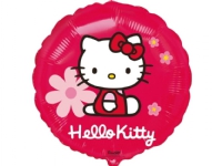 GoDan Balon foliowy Hello Kitty z kwiatkami Godan Skole og hobby - Festeutsmykking - Ballonger