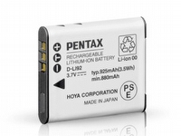 Pentax D L192 - Kamerabatteri - Li-Ion - for Pentax X70 Optio RZ18 Ricoh WG-3, WG-30, WG-30 Wi-Fi, WG-30w, WG-50, WG-60, WG-70 Foto og video - Foto- og videotilbehør - Batteri og ladere