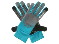 Gardena 11502-20, Hagehansker, Sort, Blå, Grå, L, Bomull, Elastan, Nylon, Polyester, Polyurethan