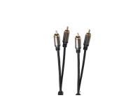 shiverpeaks BS20-41025 2 x RCA Hanstik 2 x RCA Hanstik 1 m Svart