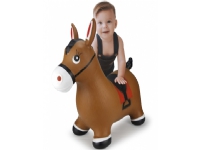 Jamara Hopping animal horse brown with pump, Dyr, 1 år, Brun Utendørs lek - Basseng & vannlek - Badedyr & leker