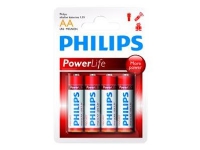 Philips Power Life LR6P4B – Batteri 4 x AA-typ – alkaliskt