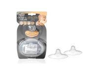 Tommee Tippee Nipple Shields, Brystskjold, Rund, Silikon, Gjennomsiktig, 2 stykker