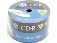 HP HP CD-R | 700MB | x52 | cake/50 WHITE FF bläckstråleskrivbar