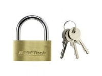 Basetech 1363029 hänglås 49 mm olika guldgula nyckellås