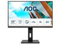 AOC P2 U32P2, 80 cm (31.5), 3840 x 2160 piksler, 4K Ultra HD, LED, 4 ms, Sort