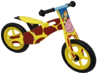 Løbecykel Giraf i træ med rigtige lufthjul Utendørs lek - Gå / Løbekøretøjer - Løpe sykkel