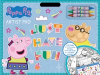 Peppa Pig Artist pad with 3 crayons & sticker sheet Leker - Figurer og dukker