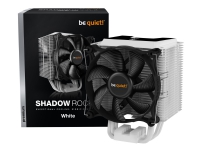 be quiet! Shadow Rock 3 - Prosessorkjøler - (for: LGA1150, LGA1151, LGA1155, LGA1200, LGA1700, LGA2011-3 (Square ILM), LGA2066, AM4) - aluminium med kobberbasis - 120 mm - hvit