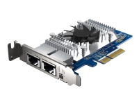 QNAP QXG-10G2T-X710 – Nätverksadapter – PCIe 3.0 x4 låg profil – 10Gb Ethernet x 2 – för QNAP QSW-1208-8C QSW-M2108-2C