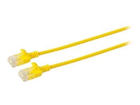 MicroConnect – Nätverkskabel – RJ-45 (hane) till RJ-45 (hane) – 50 cm – 3.6 mm – UTP – CAT 6 – hakfri tvinnad – gul