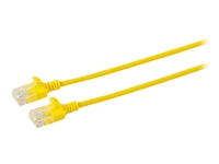 MicroConnect – Nätverkskabel – RJ-45 (hane) till RJ-45 (hane) – 1 m – 3.6 mm – UTP – CAT 6a – halogenfri hakfri tvinnad – gul