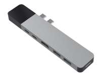 Sanho GN28N-GRAY Dockning 3,5 mm Grå MicroSD (TransFlash) SD 0,3 Gbit/s 3840 x 2160 pixlar