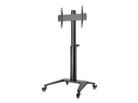 DELTACO ARM-0451 - Office - vogn - for LCD-skjerm - svart - skjermstørrelse: 37-70