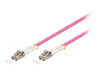 MicroConnect – Nätverkskabel – LC/UPC-multiläge (hane) till LC/UPC-multiläge (hane) – 1.5 m – 2 mm – fiberoptisk – duplex – 50/125 mikron – OM4 – halogenfri – erika-violett