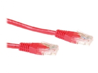 MicroConnect – Nätverkskabel – RJ-45 (hane) till RJ-45 (hane) – 10 m – UTP – CAT 6 – röd