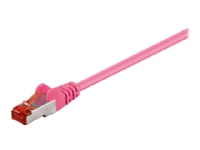 MicroConnect – Nätverkskabel – RJ-45 (hane) till RJ-45 (hane) – 5 m – 6 mm – SFTP – CAT 6 – halogenfri rund tvinnad – rosa