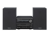 Panasonic SC-PM254 - Mikrosystem - 2 x 10 Watt - sort TV, Lyd & Bilde - Stereo - Mikro og Mini stereo