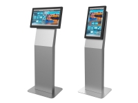 Peerless-AV KIP522-S-EUK – Ställ – för LCD-display – truillusion silver – skärmstorlek: 15-32 – golvstående – TAA-kompatibel